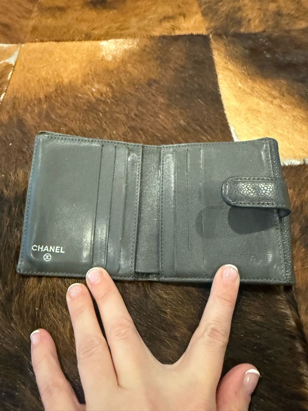 Chanel Timeless CC Dark Taupe Caviar Wallet - Picture 7 of 10